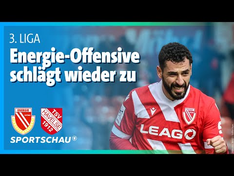 Energie Cottbus – TSV Havelse Highlights 3. Liga, 12. Spieltag | Sportschau Fußball