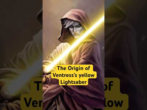 The origin of Asajj Ventress’s yellow lightsaber