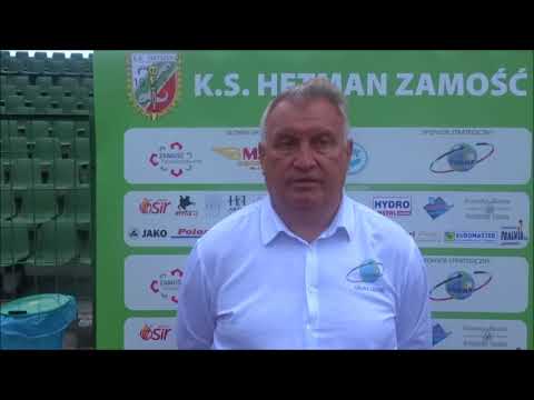 Trener Motyka po meczu z Sokołem Adamów