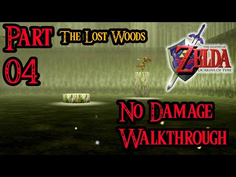 Zelda Ocarina of Time 100% Walkthrough Widescreen HD Part 4 - The Lost Woods - Saria's Song