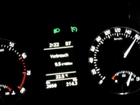 Skoda Octavia 1.2 TSI DSG Verbrauch bei 140 und 160 mit GRA