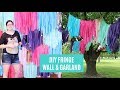Fringe Backdrop DIY Tassel Backdrop Fringe Garland