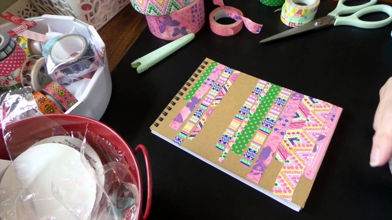 Dollar Tree Craft: Up-Cycle a notebook w/ Duct Tape!