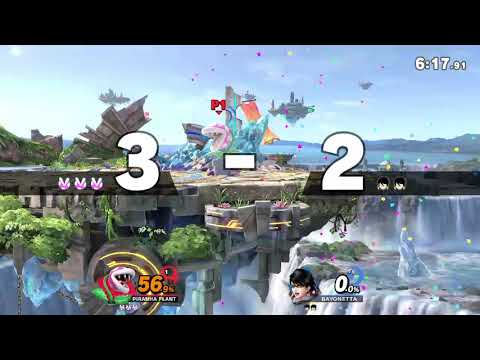 Super Smash Ultimate Replay # 190 - bayonetta vs piranha plant