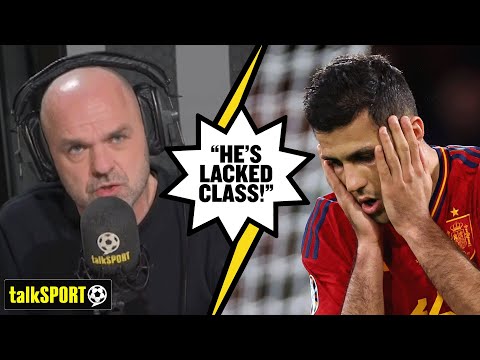 "HE'S LACKED CLASS!" 🤬 Danny Murphy SLAMS Spain's Rodri for his BITTER criticism of Scotland!