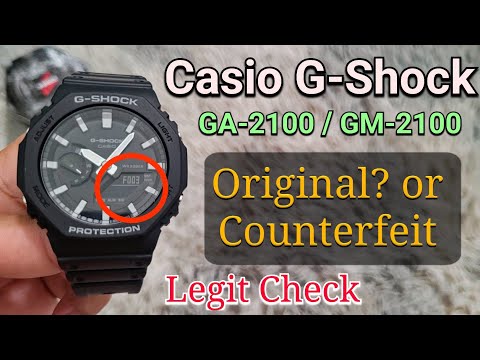 Is My Casio G-Shock GA-2100 / GM-2100 Original? (or fake) | 2 tests to find out!