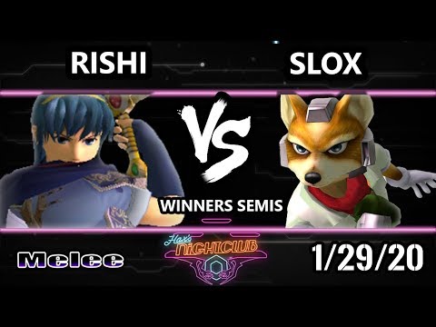Hax’s Nightclub S1E5 - Slox (Fox) Vs. Rishi (Marth) SSBM Winners Semis