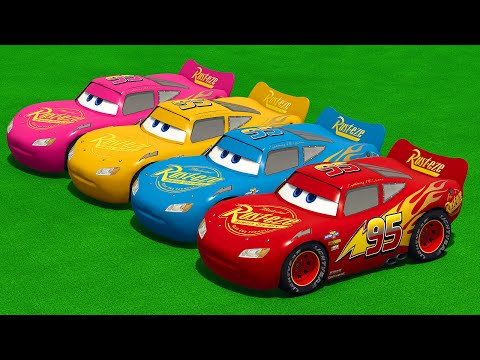 LOADING LIGHTNING MCQUEEN WITH BLUEBERRY in Farming Simulator 25