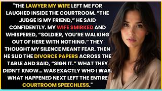 "THE LAWYER MY WIFE LEFT ME FOR LAUGHED INSIDE THE COURTROOM. “THE JUDGE IS MY FRIEND,” HE SAID...