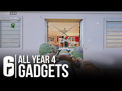 Rainbow Six Siege - ALL YEAR 4 OPERATOR GADGETS | 4K Ultra Settings RTX 2080 Ti