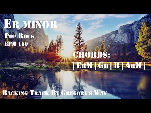 Pop Rock Backing Track Eb minor