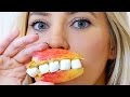 Bone Apple Teeth Halloween Treats IJustine
