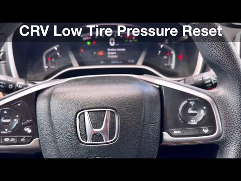 2017 - 2022 Honda CRV How to reset the tire pressure light / TPMS Calibration 2020