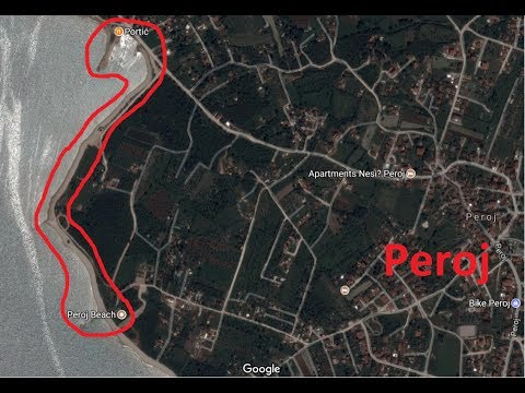 Promenade (small part of it), direction: Peroj towards Portić (Peroj), Croatia