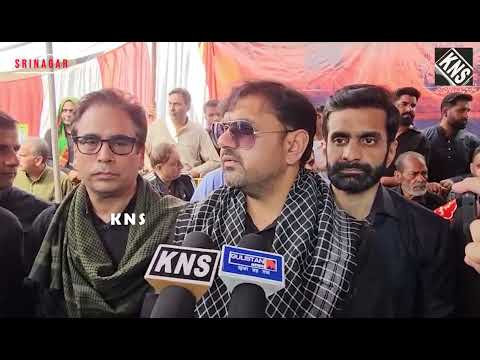 Imam Hussain taught us never to abandon the path of truth, no matter the odds. Hatred and violence cannot endure forever—peace, unity, and brotherhood will ultimately prevail: Minister #satishsharmajnk​ after  joining mourners at Zadibal on the occasion of Youm-e-Ashura.