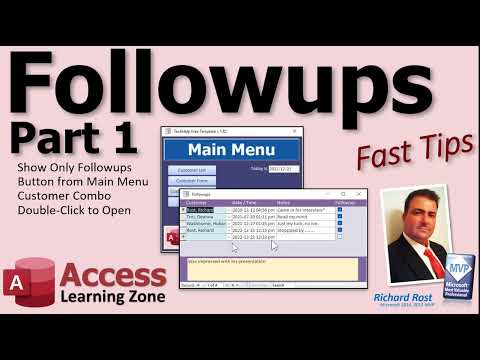 Create a Customer Followup Database in Microsoft Access: Part 1
