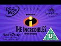 Opening To The Incredibles 2005 UK DVD Hindi Option