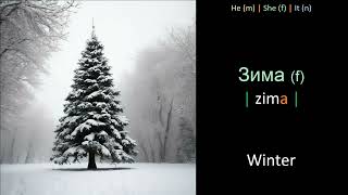 Nature vocabulary in Russian - Part 1.