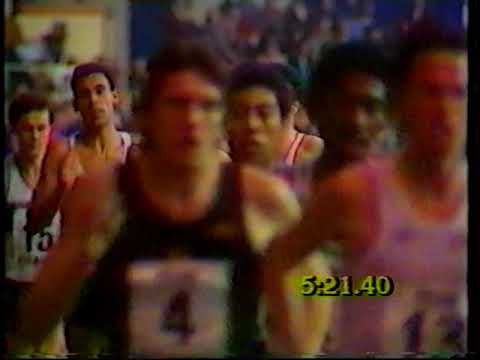 Dave Lewis - AAA Indoor 3000m, Cosford Arena, Wolverhampton 1985.