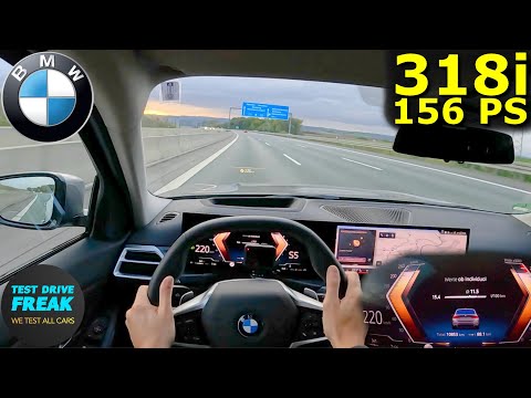 2025 BMW 318i Touring (156 PS) TOPSPEED POV 🚗 Autobahn Drive | No Speed Limit