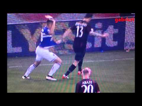 Sampdoria Milan 0 1 le urla di Suma nel finale di partita Sky Sport