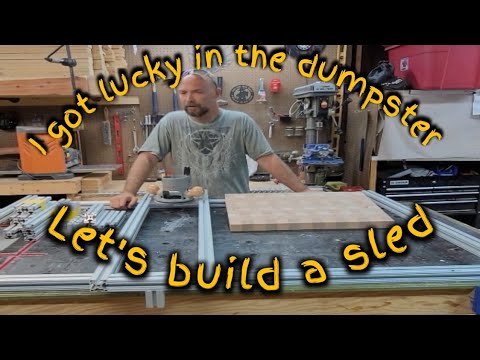 Simple router sled
