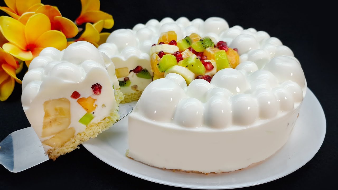 Only milk and fruit! Delicious and healthy dessert without gelatine in 5 minutes. Incredibly tasty! Only milk and fruit! Delicious and healthy dessert without gelatine in 5 minutes. Incredibly tasty!