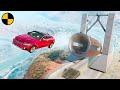 Cars vs Cannon Bridge 😱 BeamNG.Drive