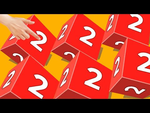 Merge cubes 2048 vs jelly run 2048 - 2048 cube merge puzzle 🧩 gameplay All Max Levels part #1
