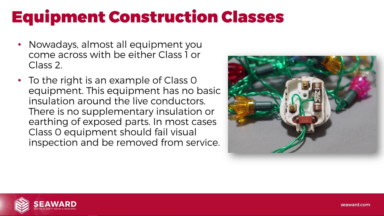 PAT Refresher Webinar Series Session 3 - Types of equipment and their construction
