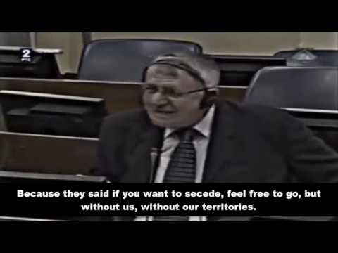 Dr Vojislav Seselj: The West has helped Croats and Bosnian Muslims to illegaly break up Yugoslavia!