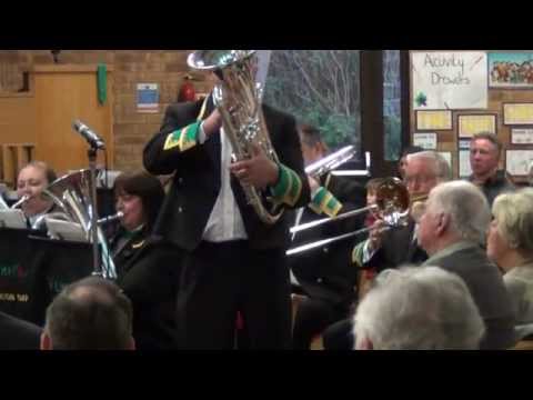 Andrew Ingleby performs Grandfather's Clock with the Vernon Building Society (Poynton) Brass Band