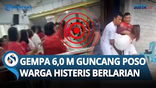 Gempa Dahsyat 6,0 M Guncang Poso saat Momen HUT ke-80 RI, Warga Panik Menyelamatkan Diri!