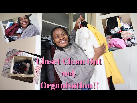 closet cleaning and organising