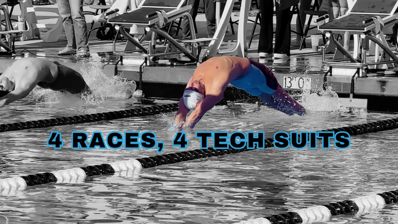 Masters Swimming Championship Meet with 4 Tech Suits