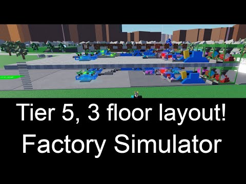 The most OP Tier 5 Layout! Roblox Factory Simulator