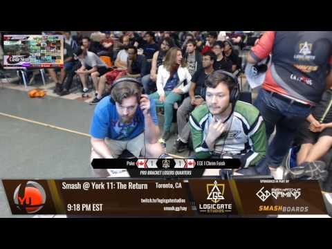 Smash at York 11 - EGE Chrim Foish (Diddy) vs Poke (Luigi) - SSB4 LQF
