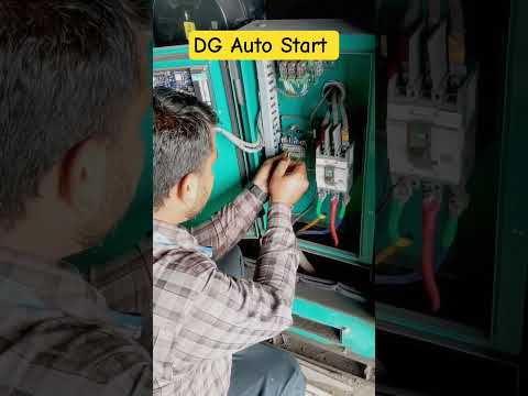 How to Auto Start the DG #dg #jackson #cummins #electrical