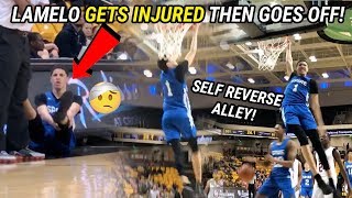 LaMelo Ball Gets INJURED AGAIN Then GOES CRAZY! Wild SPIRE FIGHT & Melo Self Alley Oop 😱