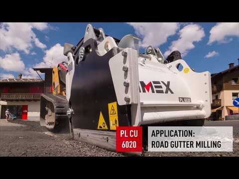 Simex PL CU in Livigno (Italy) - application: road gutter milling