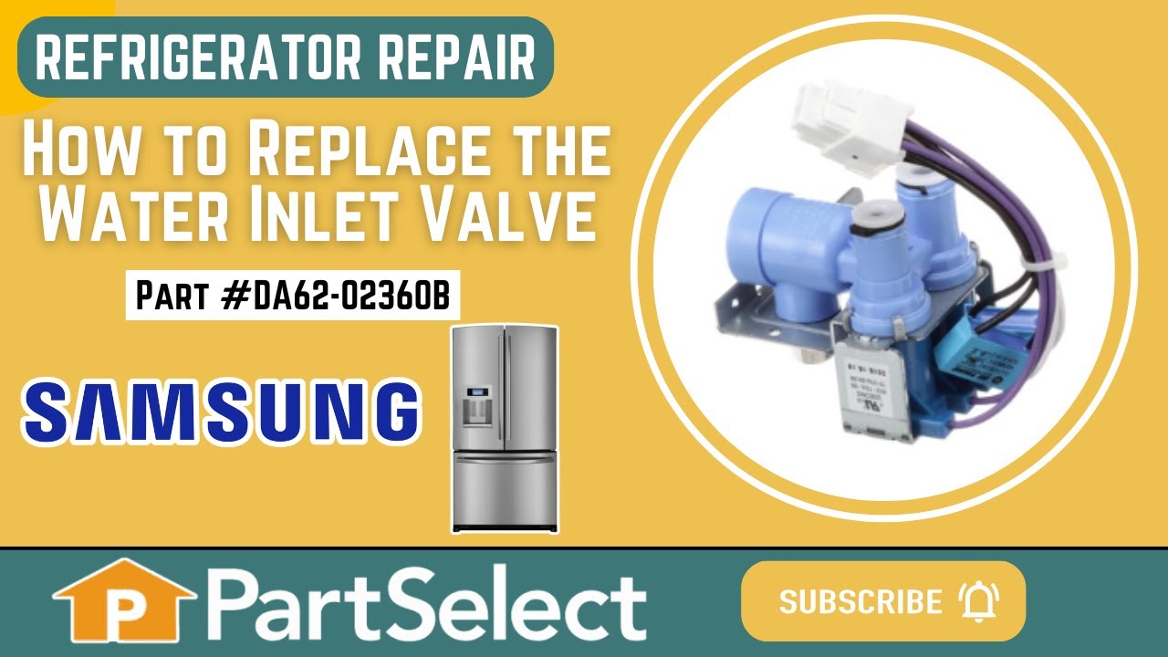 Replacing the Water Inlet Valve