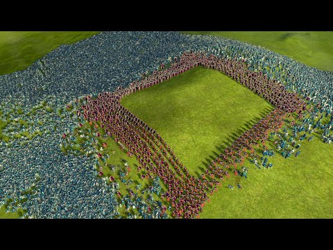 1.000 PRAETORIAN GUARDS vs 19.200 WEAKEST UNIT - Total War ROME 2