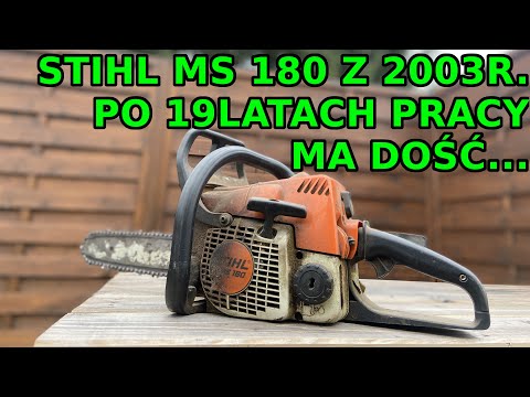 Rozbieram Pilarkę Stihl MS 180 - Przerwana wymiana uszczelniaczy, po odkryciu licznych usterek...