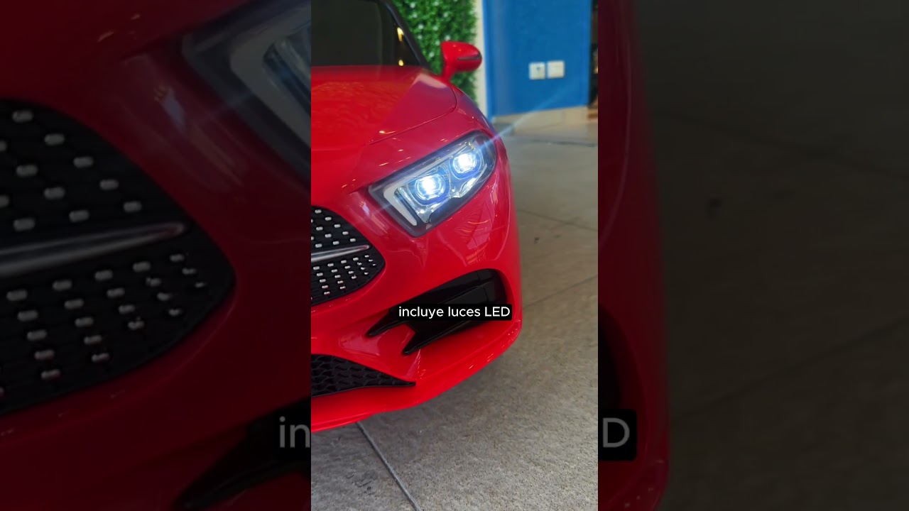 Coche Eléctrico Mercedes Benz CLS 350 Para Niños Con Mando Y Matrícula Personalizada | GALUMBA 12V