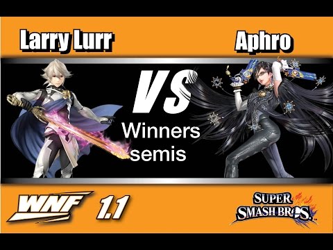 WNF 1.1 - #THE FAD | Larry Lurr (Corrin) Vs. Aphro (Bayonetta) Winners Semi - Smash Wii U