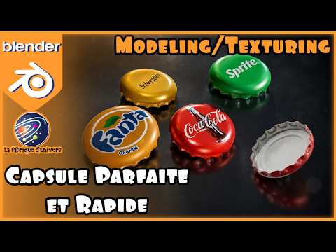 Tuto Blender FR n°137: Modeling - Capsule Parfaite et Rapide #blendertutorial #blendertricks