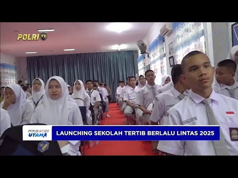 DIRLANTAS POLDA RIAU LAUNCHING SEKOLAH PERCONTOHAN TERTIB BERLALU LINTAS