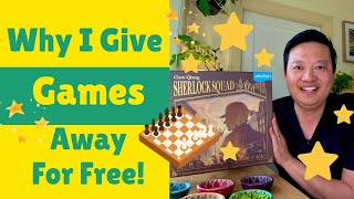 Why I Give Board Games Away for Free