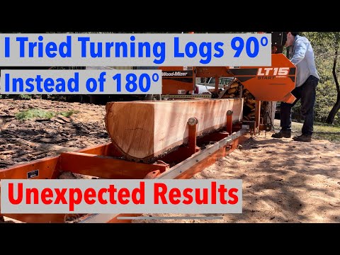 AGAIN Changing The Way I Mill Lumber On Woodmizer LT15 Sawmill