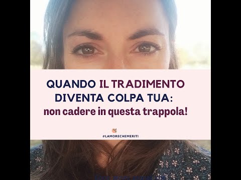 Quando il tradimento diventa colpa tua: non cadere in questa trappola!